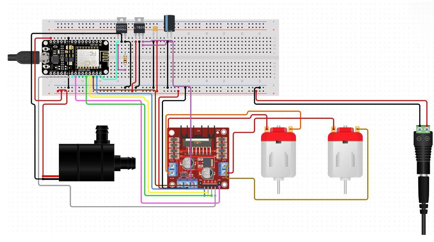 FIG-22: Circuit Diagram — RC Car.